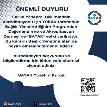 SAYAK YÖKAK Onayı